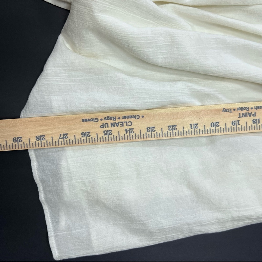 Aerie White Cottagecore Puff Sleeve Mini Dress Size XL - Picture 8 of 8